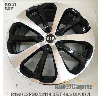 Диски Replay KI251 BKF R19 W7.5 PCD5x114.3 ET49.5 DIA67.1